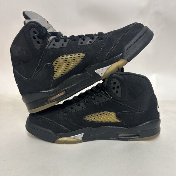 Nike Shoes Air Jordan 5 Retro BG “Black Metallic” 2024 - Picture 3 of 10
